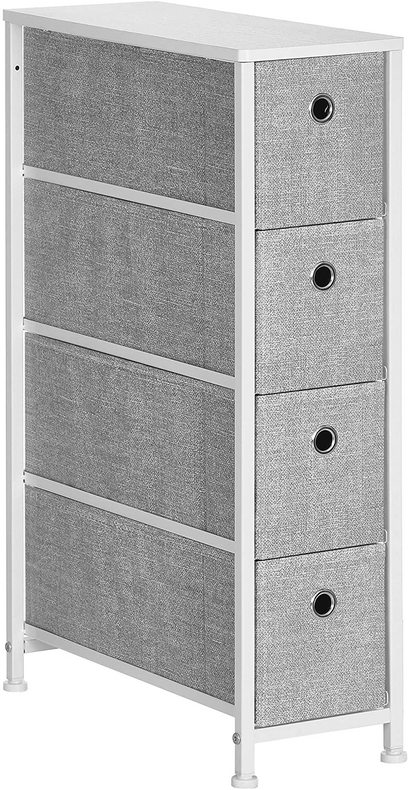 Living Room Iron Flame 4 Drawers Storage Cabinet