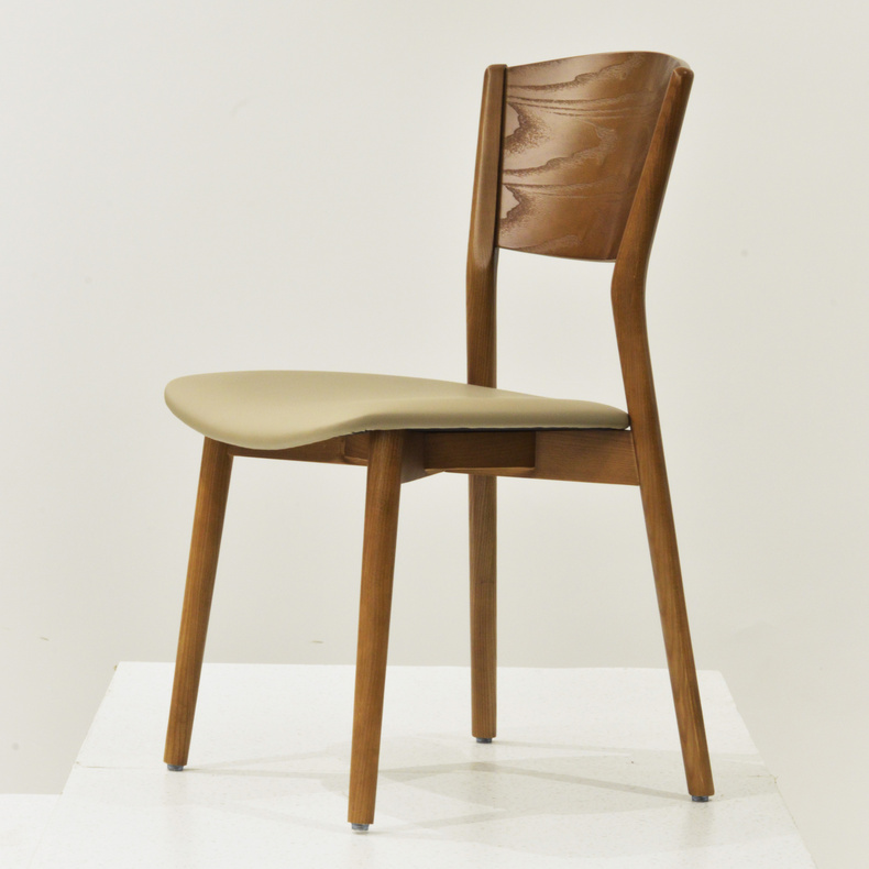 restaurant furniture solid wood cushion seat chair