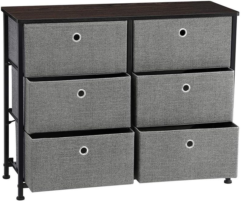 Living Room 6 Drawers Storage Cabinet