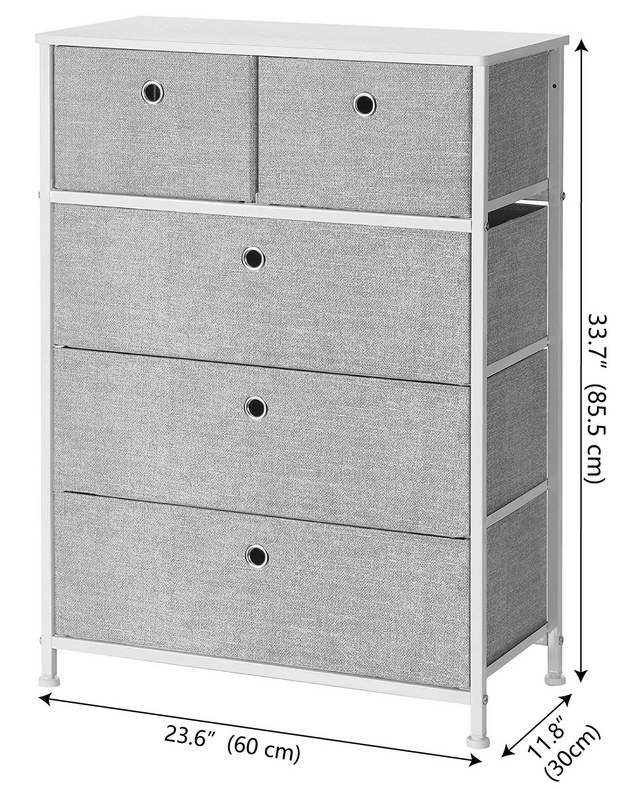 Living Room Iran Flame 5 Drawers Storage Cabinet