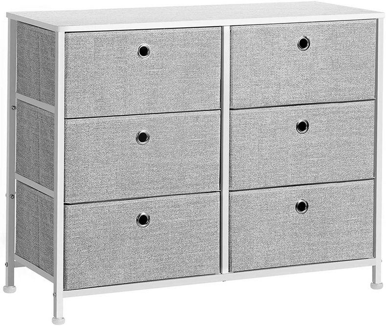 Living Room 6 Drawers Storage Cabinet