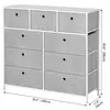 Living Room Iran Flame 9 Drawers Storage Cabinet