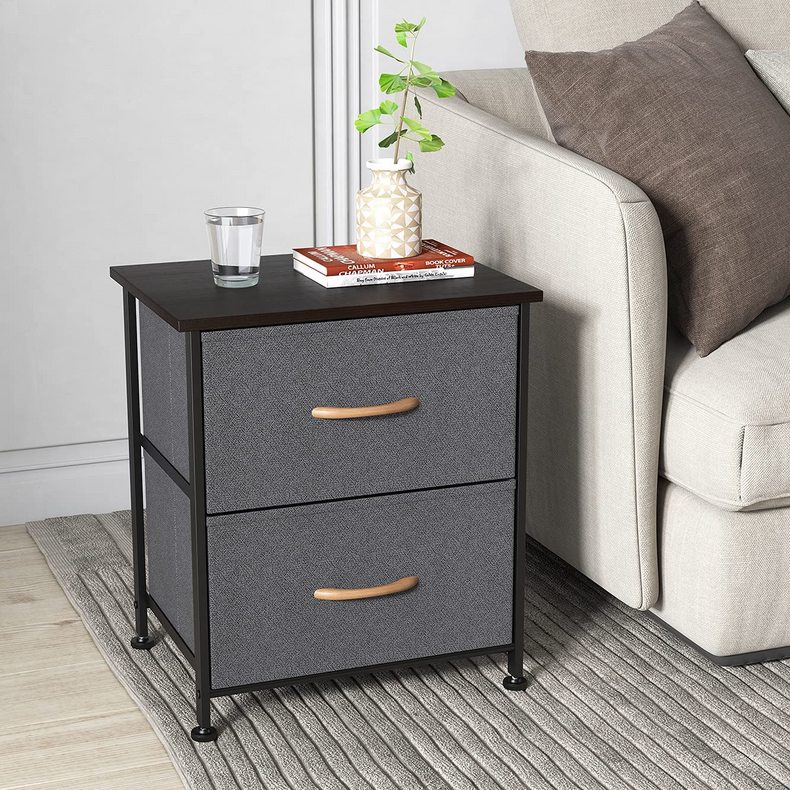 2 Drawers Storage Cabinet