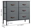 Living Room Iran Flame 6 Drawers Storage Cabinet