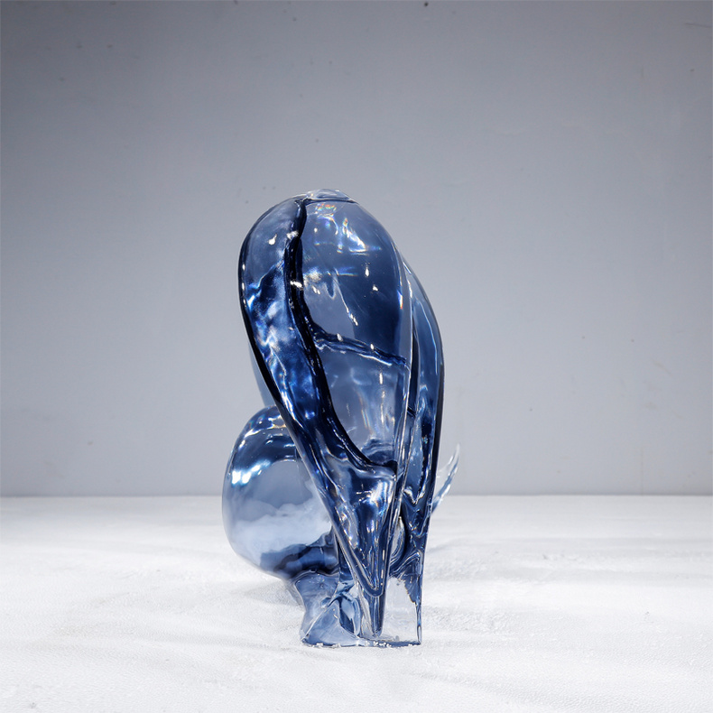 Transparent resin sculpture