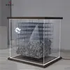 Glass fiber reinforced plastic metal acrylic sculpture
