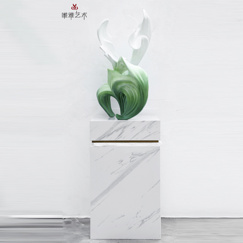 FRP and metal sculpture