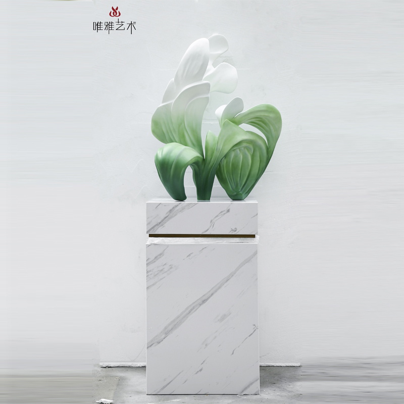 FRP and metal sculpture