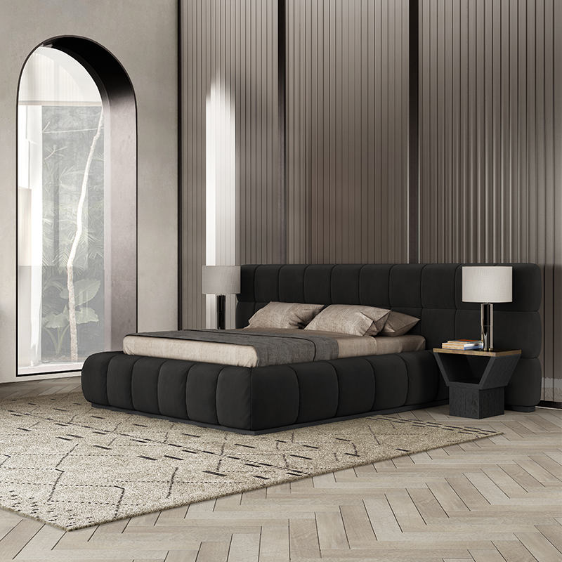 Delvis - Duino Bed 3-Tiers Wide Headboard