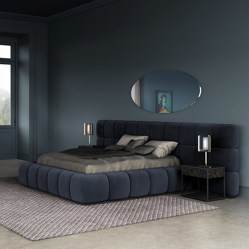 Delvis - Duino Bed 3-Tiers Wide Headboard