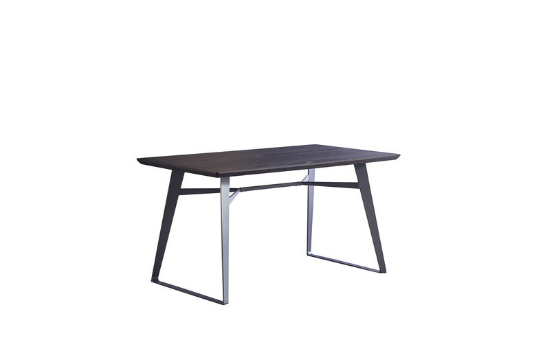 Modern Design Wood Top Metal Base Dining Table  YT-02