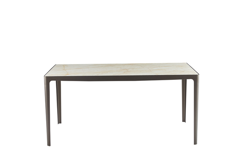 Natural Marble Metal Base Dining Table YT-01