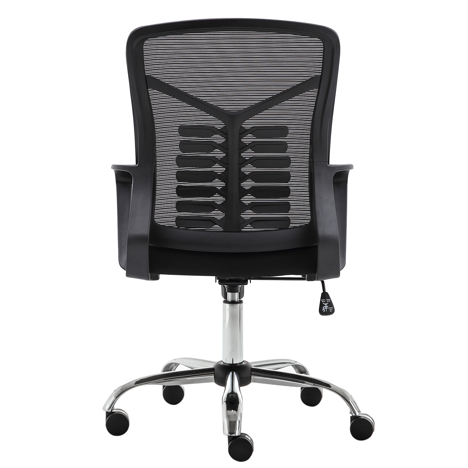 ergonomic  office mesh chair 6702A3B3 with chromed  base