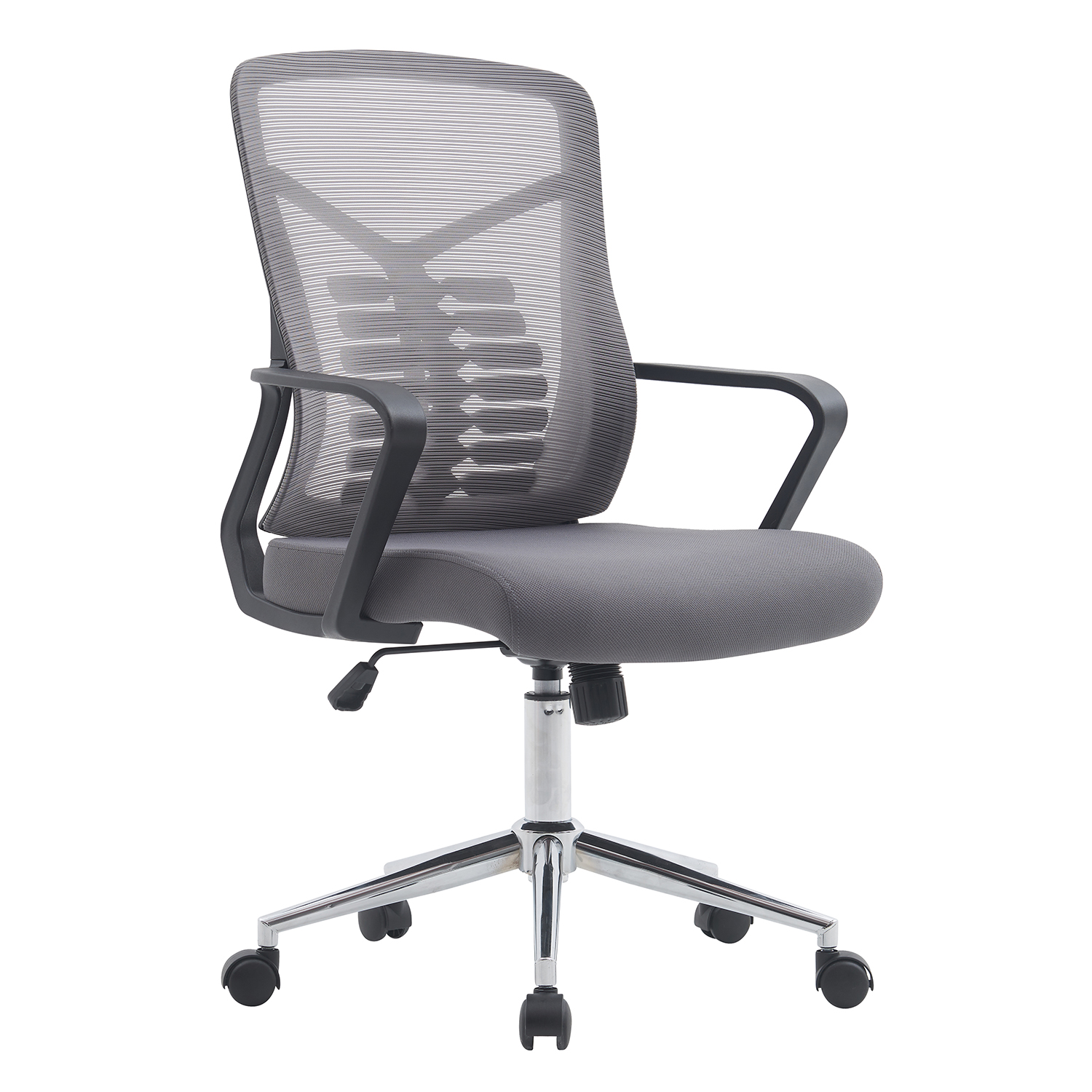 ergonomic  office mesh chair 6702A3B3 with chromed  base