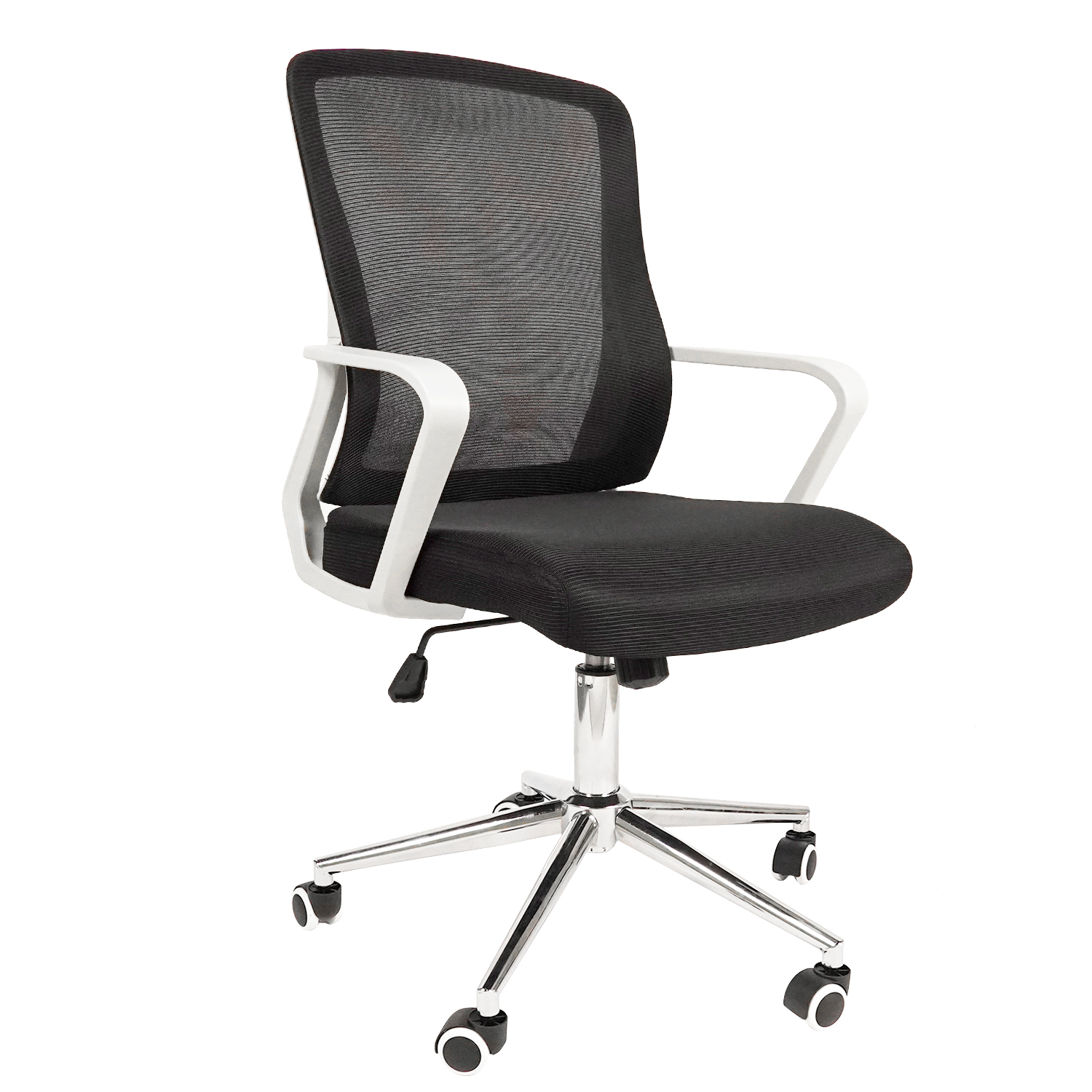 ergonomic office mesh chair 6702A4B2 with chromed  base