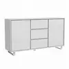 modern wood white paingting sideboard with door and drawer