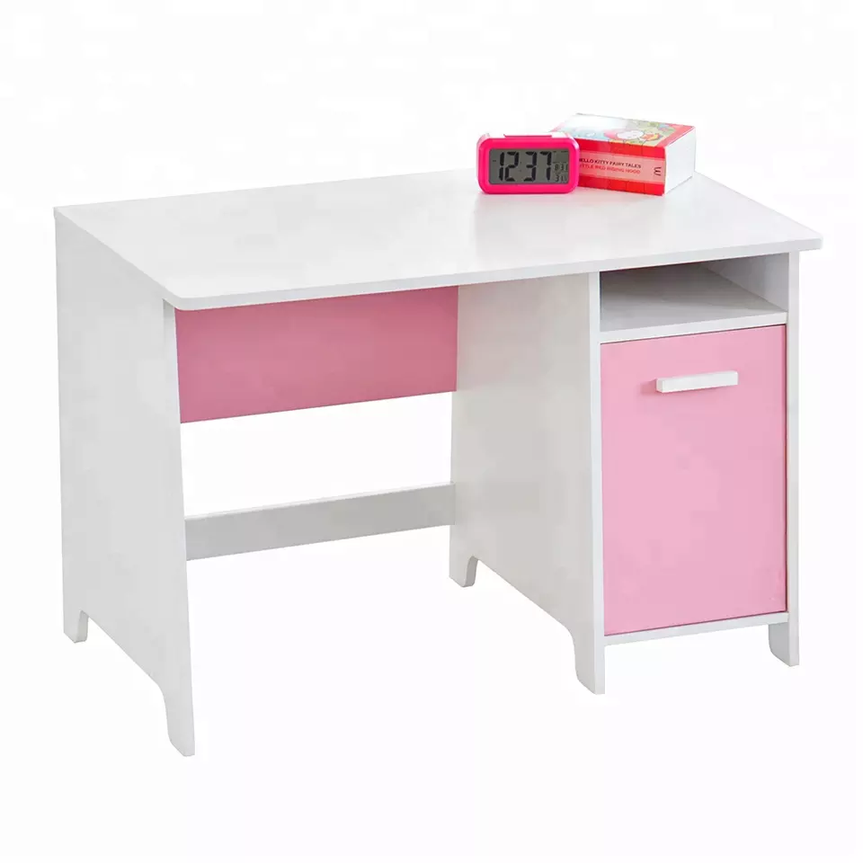 Modern design blue and pink kid writing study table
