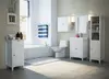 mdf modern luxury furniture bath corner white vanity cabinet
