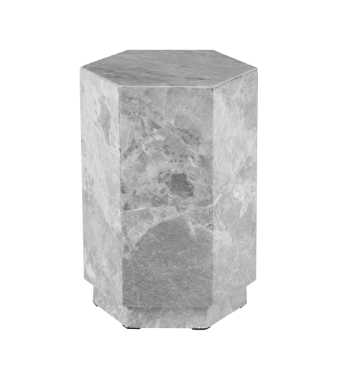 Natural Marble Side Table Simple Design Italian Grey YE-22B