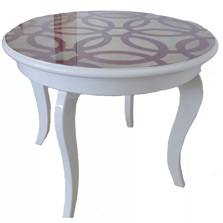 Big Black Hotel Bedroom Beside End Table Special Storage Round Modern Night Stand