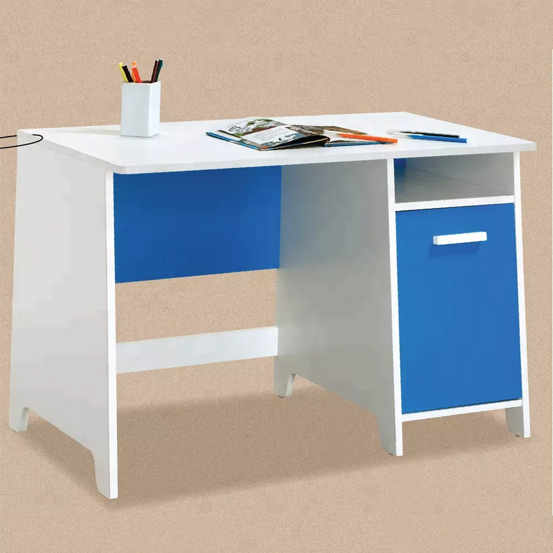 Modern design blue and pink kid writing study table