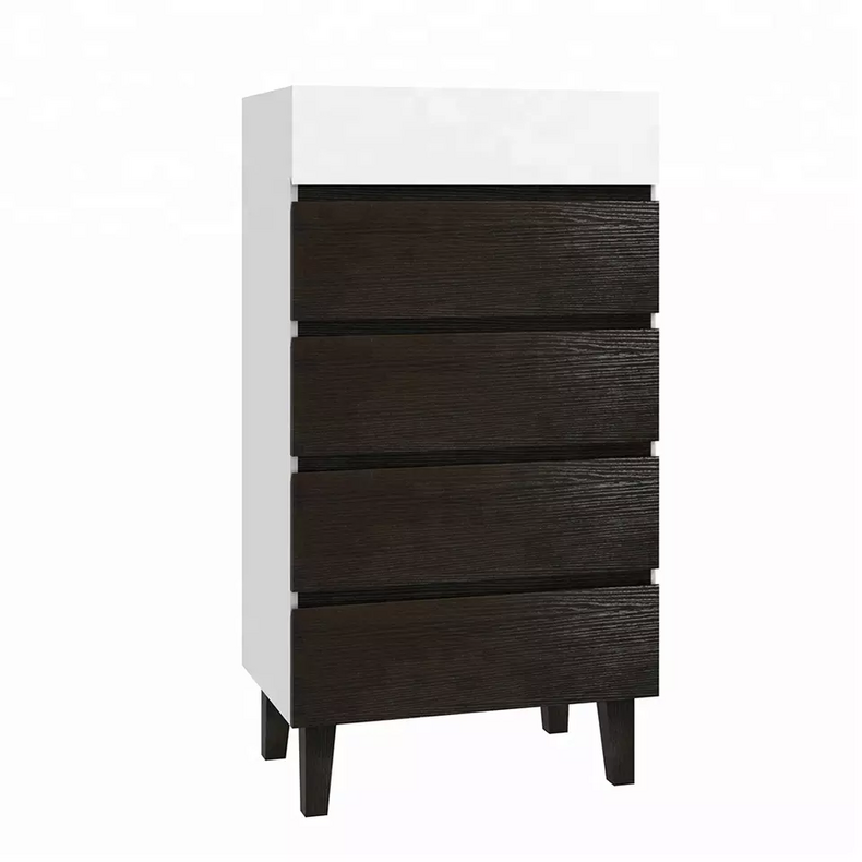 2 different color 5 drawer cloth cabinet