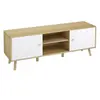MDF painting two door white italian design modern tv stand , tv unit wall cabinet in tv hall