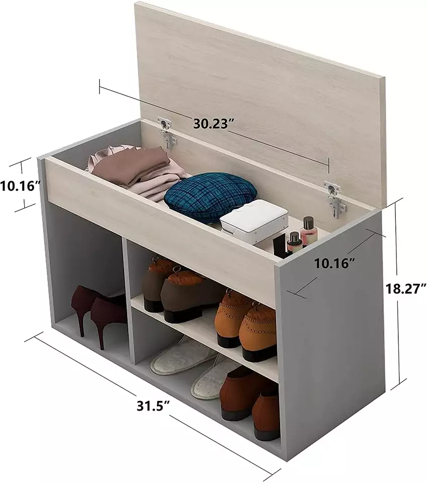 hallway double design deck shoes rack