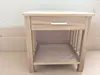 elegant set with drawer bed side table