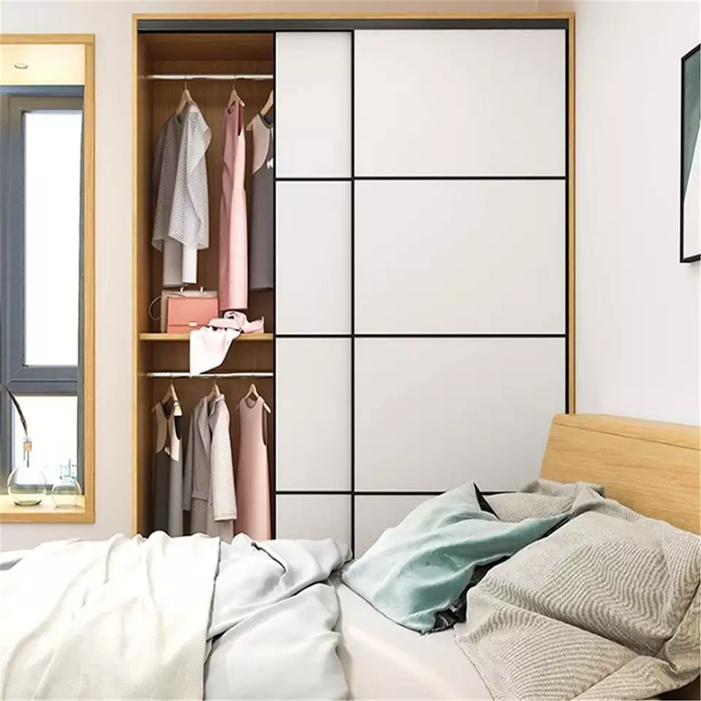 bedroom closet wooden wardrobe cabinet