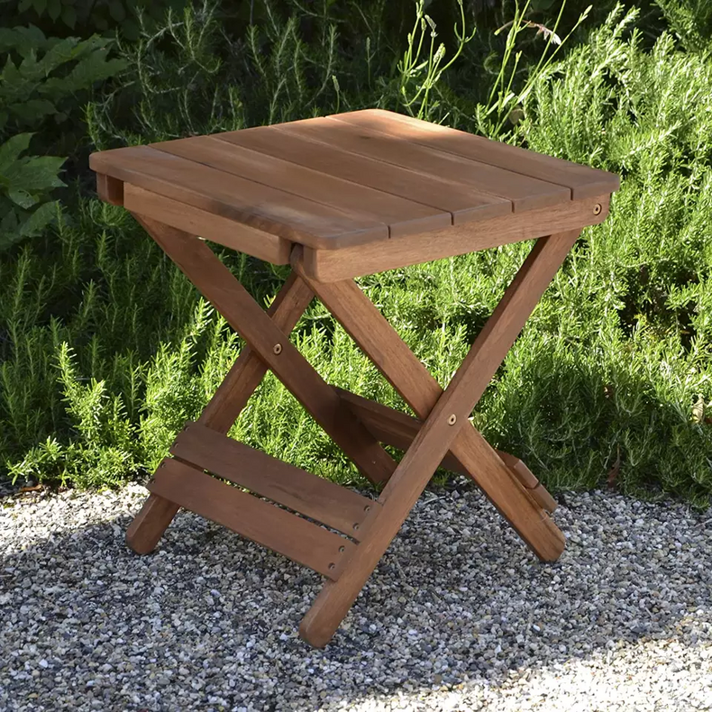 square folding outdoor coffee table