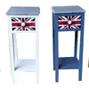 special white blue one drawer night stand cabinet, night table with drawer