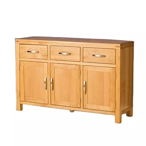 Light Oak Large Drawers Sideboard Cupboard 17MHA-127