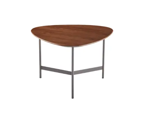 Solid Wood & MDF Top Veneer Living Room Coffee Table YE-01B-2