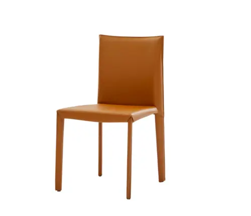 Simple Design Saddle Leather Dining Chair YC-11