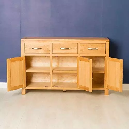 Light Oak Large Drawers Sideboard Cupboard 17MHA-127