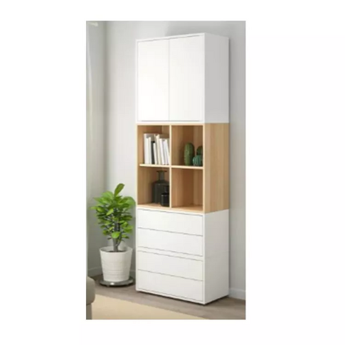 2 door four drawer modern tall design furniture lateral file cabinet