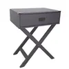 bedroom industrial furniture grey tall lacquer nightstand