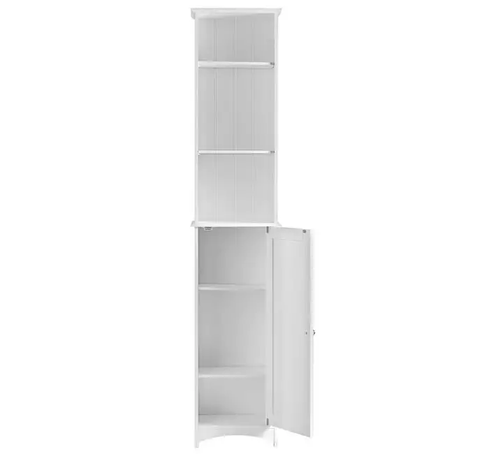 modern cheap mdf painting 1 door tallboy cabinet for bathroom