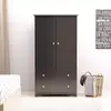 2 door single cabinet wooden wadrobe drawer