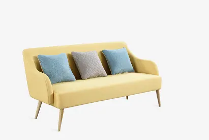 Nordic Design Comfortable Fabric Three Seater Sofa B-03