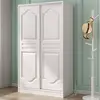 white slide wardrobe design simple door cabinet