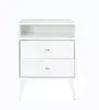 white side night stand bedroom furniture 2 drawer