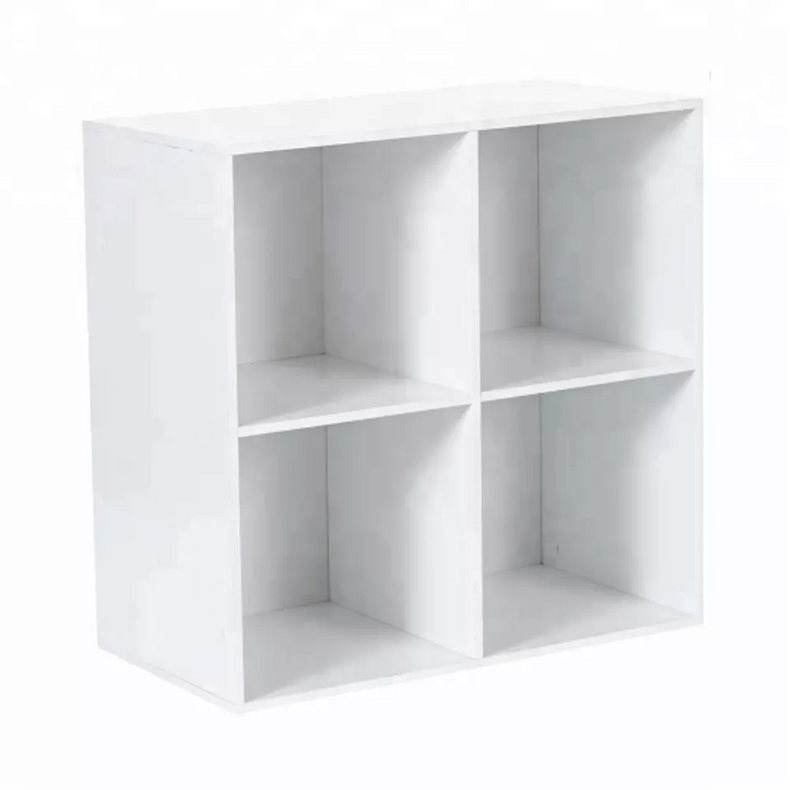 white PB office cube and desk set