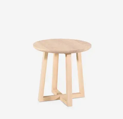 factory cheap price Scandinavian modern wooden side table tea table for living room coffee table with solid wood leg BE-06