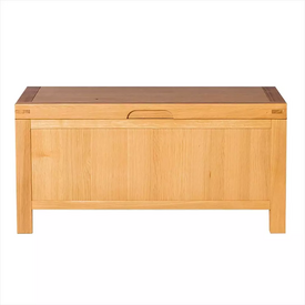 Oak blanket box solide wood storage chest S17-5037