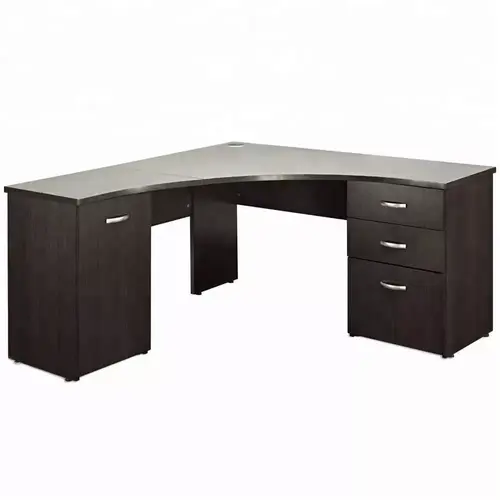 laminated 3 drawer 1 spacer corner office desk