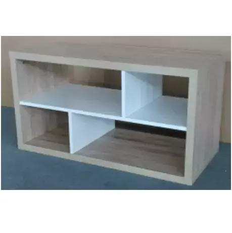 30mm hollow board minimalist cube white wood adjusable stackable home TV unit, TV stand in living room