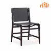 Leather PU Chair Solid Wood Chair RDC22184