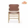 Leather PU Chair Solid Wood Chair RDC22183